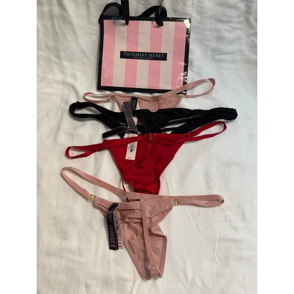 Victoria’s Secret Very Sexy V-String & High-Leg Thong Panties – Size Small - Picture 2 of 2